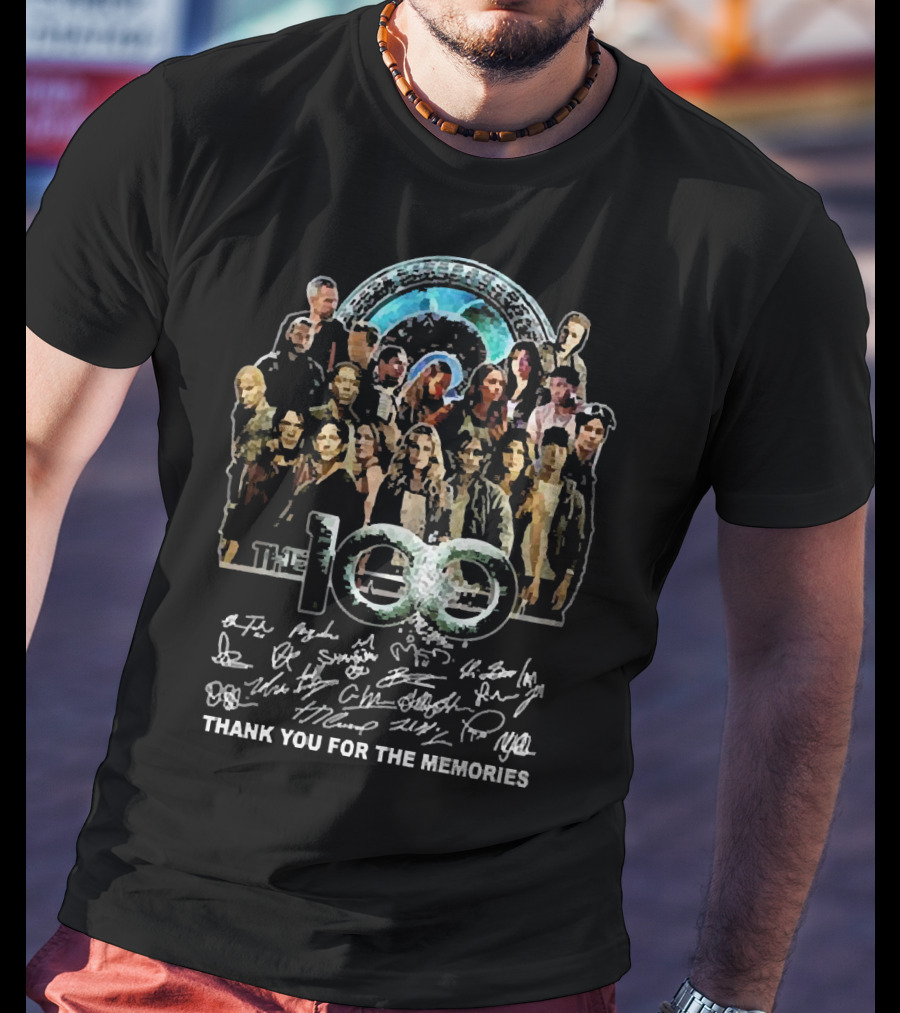 The 100 Cast Thank You For The Memories With Signatures T-Shirt