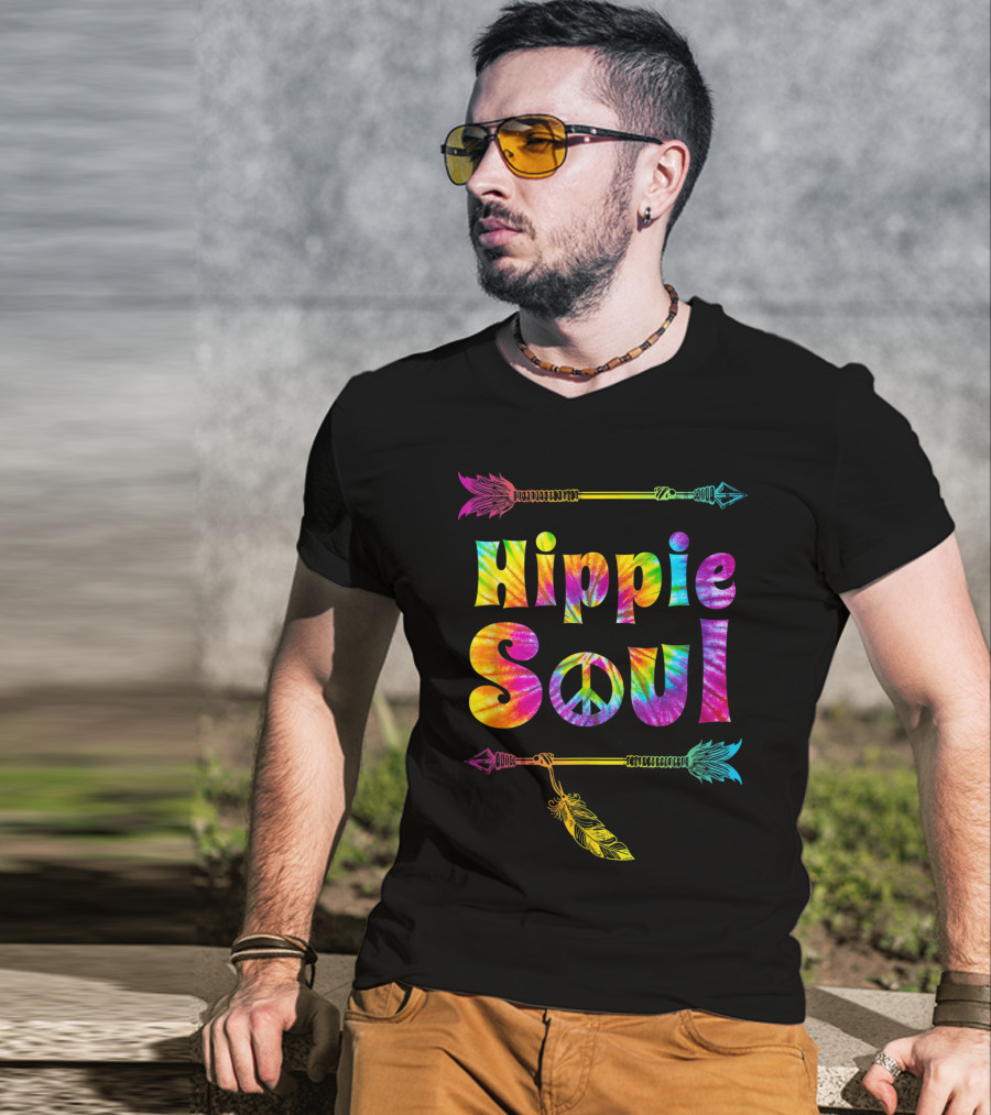 Hippie Soul Tie Dye Peace Tribal Love T-Shirt
