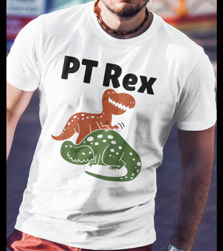 PT Rex Physical Therapist Dinosaur Humor T-Shirt