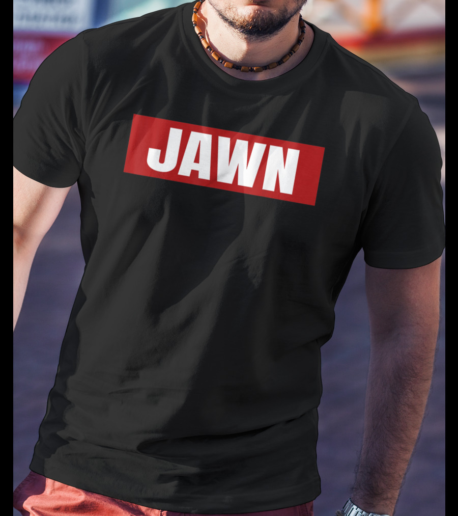 Philadelphia Jawn Bold Red Block Text T-Shirt