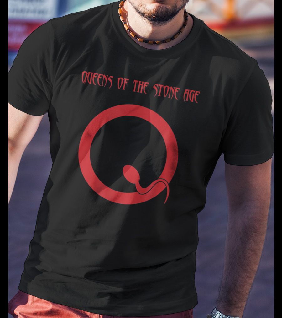 Queens Of The Stone Age Red Q Snake T-Shirt