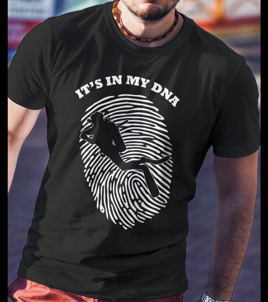 It's In My Dna Scuba Diving Diver Fingerprint T-Shirt