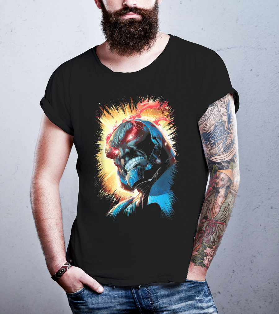 Justice League Darkseid Is Apokolips Omega Beam Wrath T-Shirt
