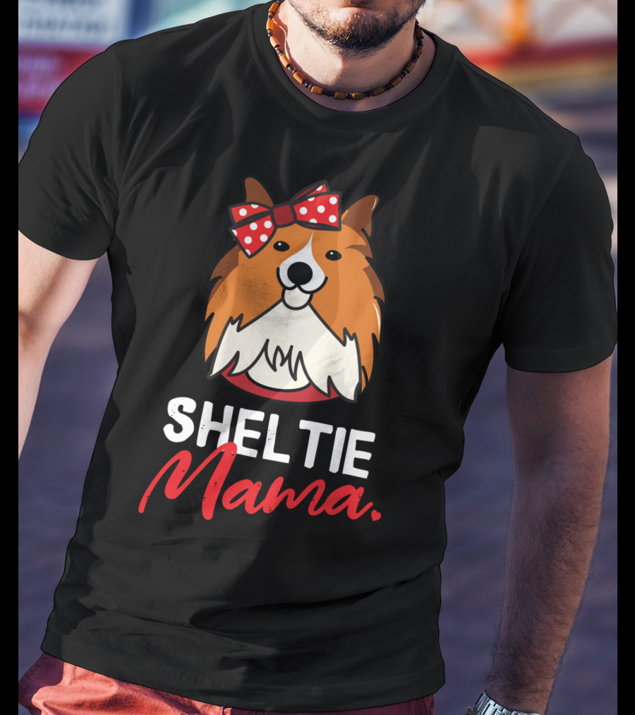 Sheltie Mama Shetland Sheepdog Mom T-Shirt