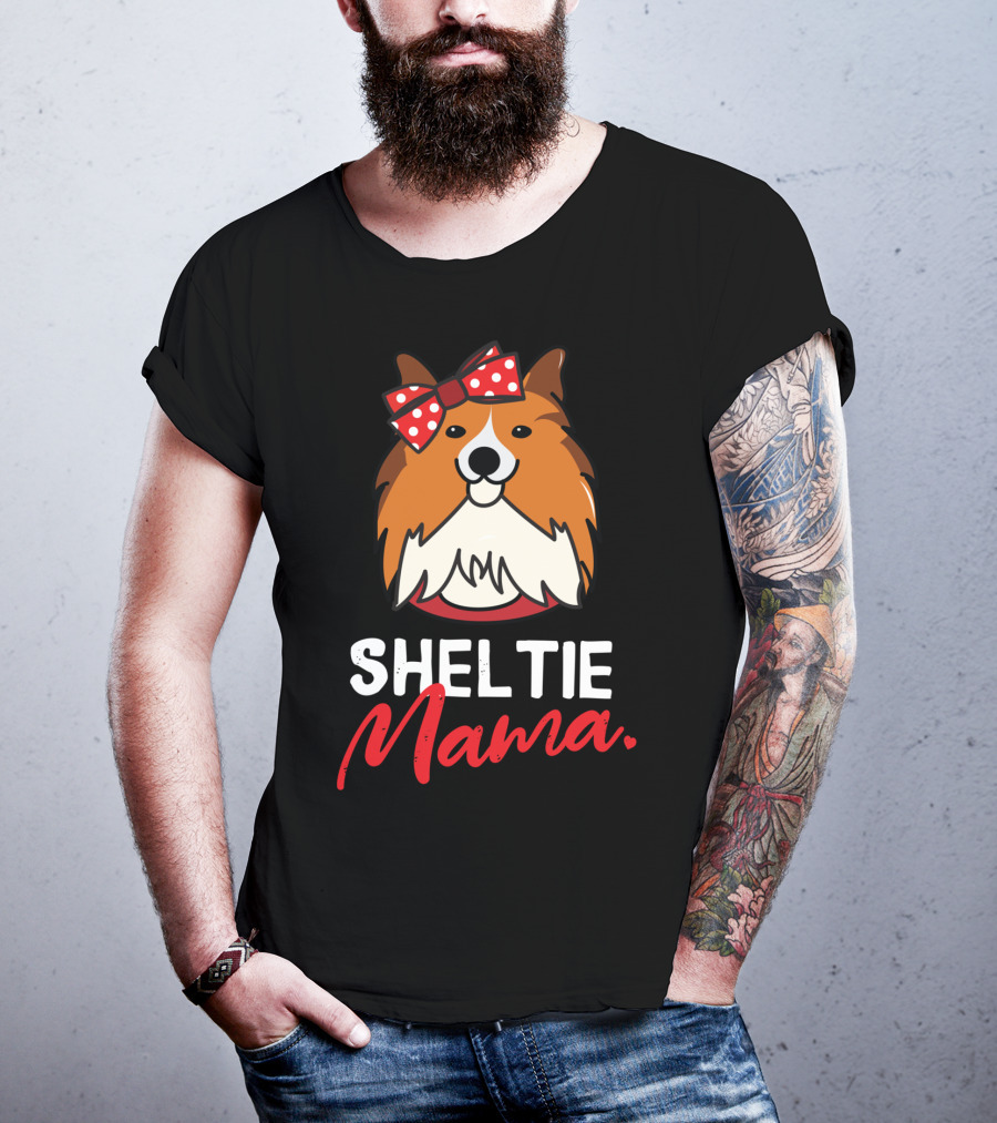 Sheltie Mama Shetland Sheepdog Mom T-Shirt