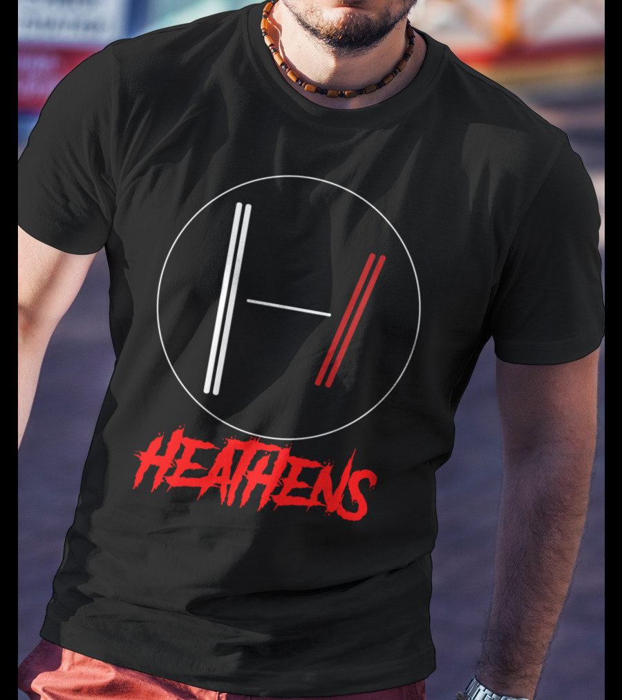 Twenty One Pilots Heathens Logo Circle T-Shirt