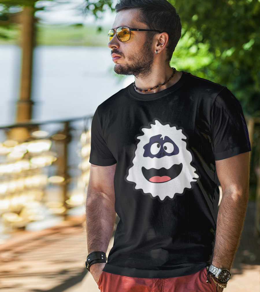Abominable Snowman Bumble Face Funny Fun T-Shirt