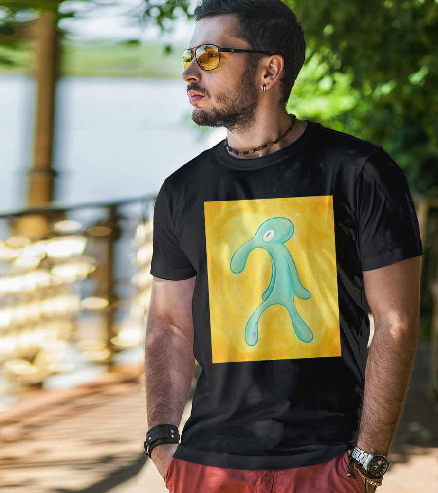 Bold And Brash Squidward Jellyfish Fields Aesthetic T-Shirt