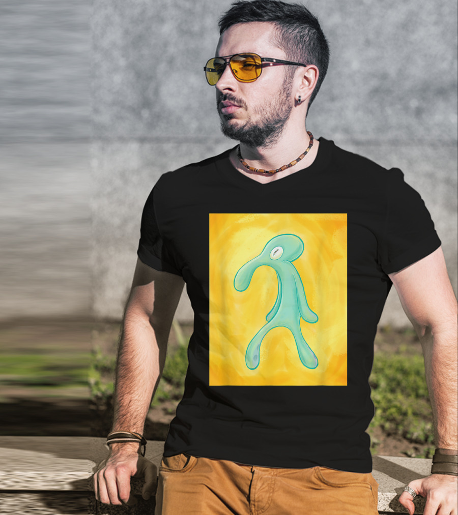 Bold And Brash Squidward Jellyfish Fields Aesthetic T-Shirt