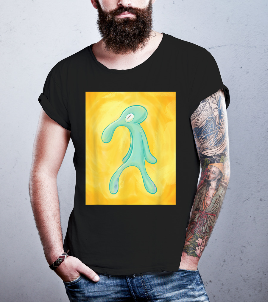 Bold And Brash Squidward Jellyfish Fields Aesthetic T-Shirt