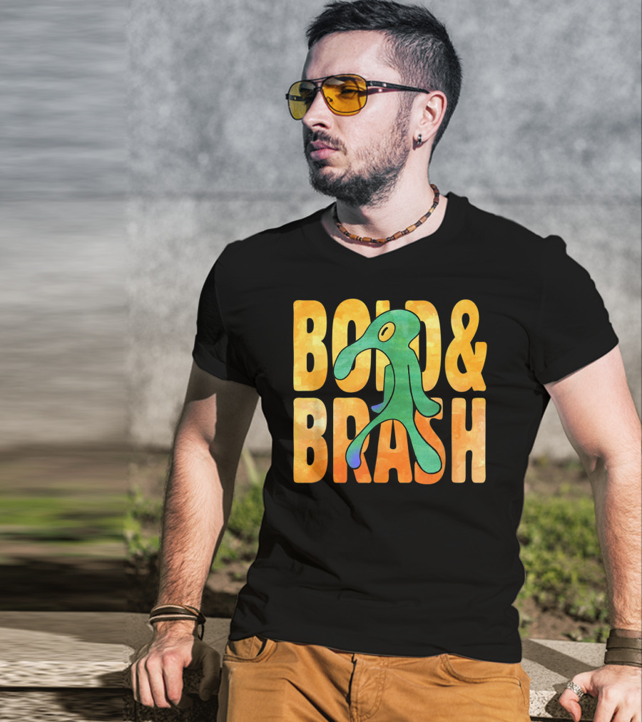 Bold Brash Squidward Painting Meme T-Shirt