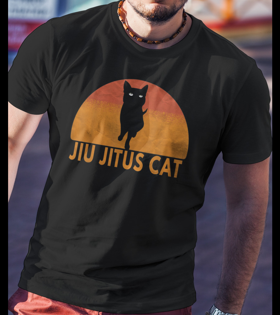 Jiu Jitsu Cat Cats Jiujitsu Bjj T-Shirt