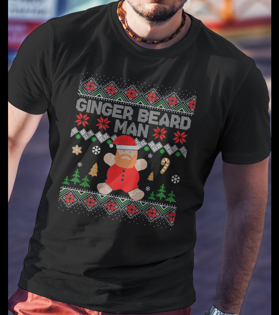 Ginger Beard Man Christmas T-Shirt