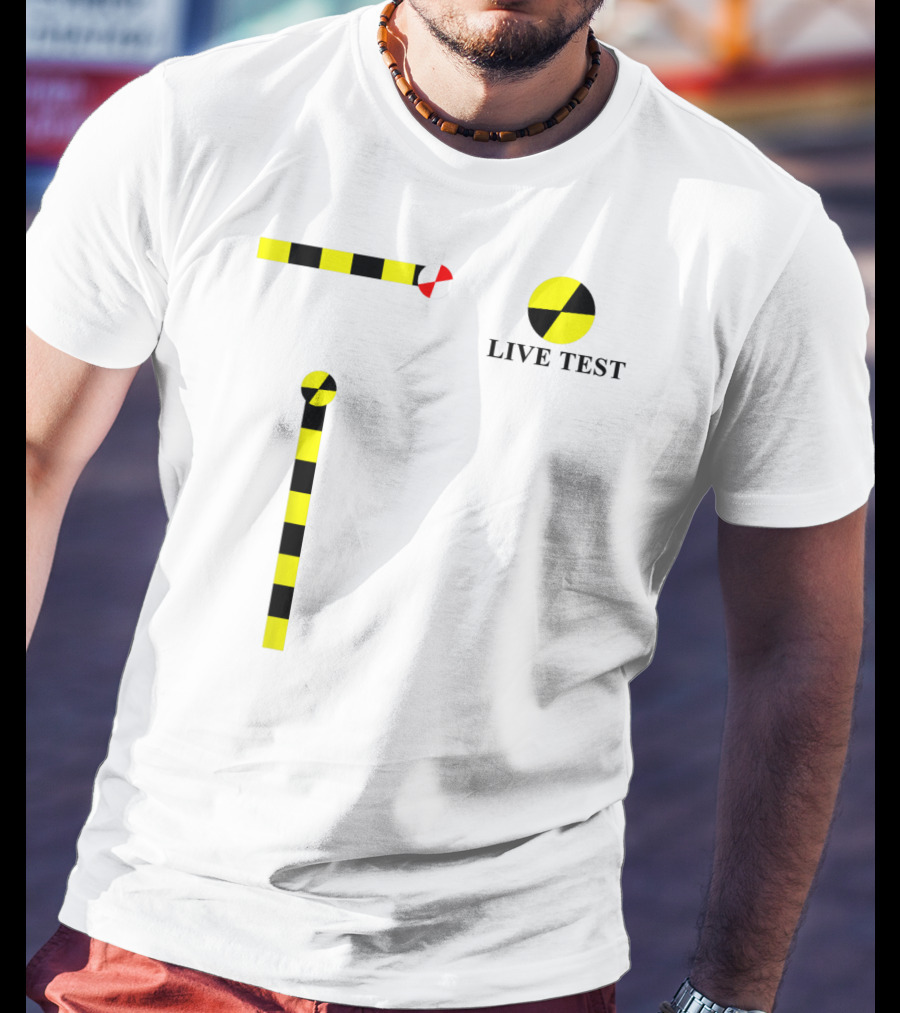Crash Test Dummy Live Test Cosplay Simple Easy T-Shirt