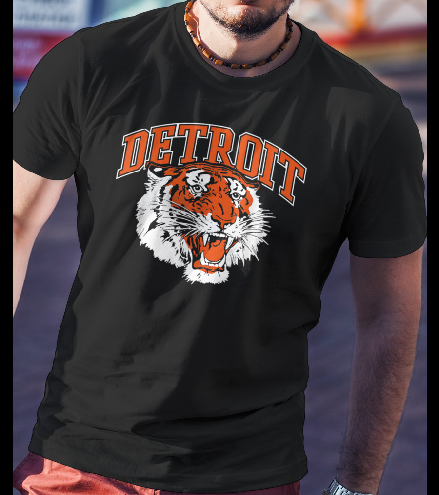 Detroit Bengal Tiger Vintage Baseball Michigan T-Shirt