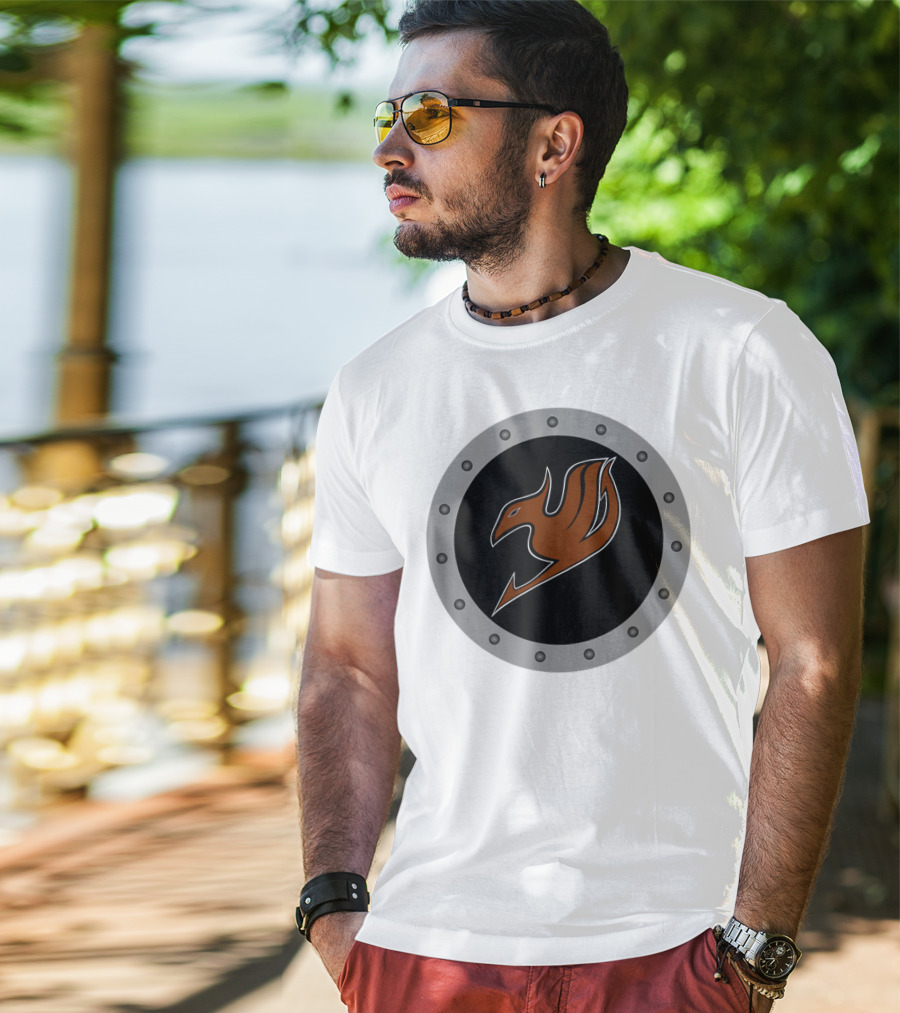 Dragon Tail Fairy Shield Anime Manga Fan Club Phoenix Emblem T-Shirt