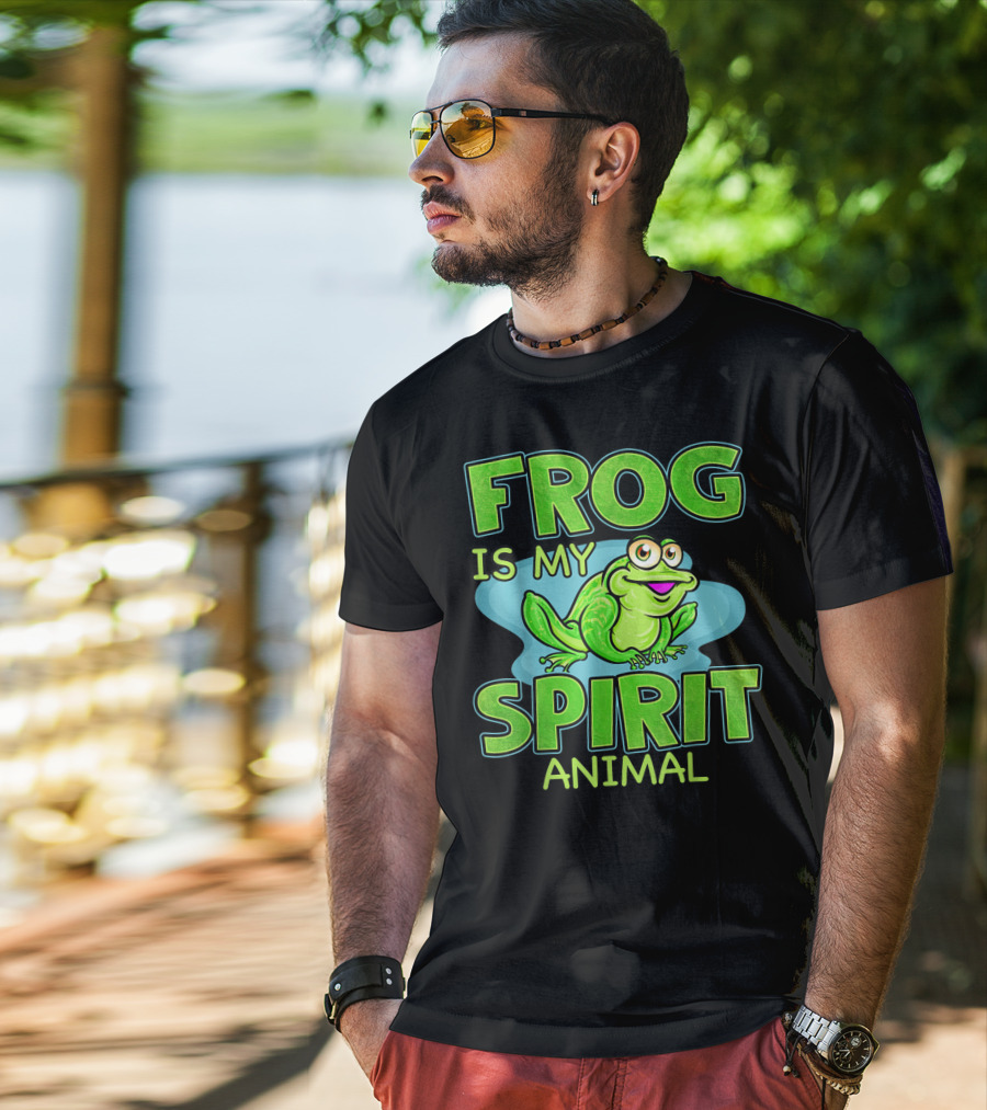 Frog Is My Spirit Animal Amphibian Lover T-Shirt