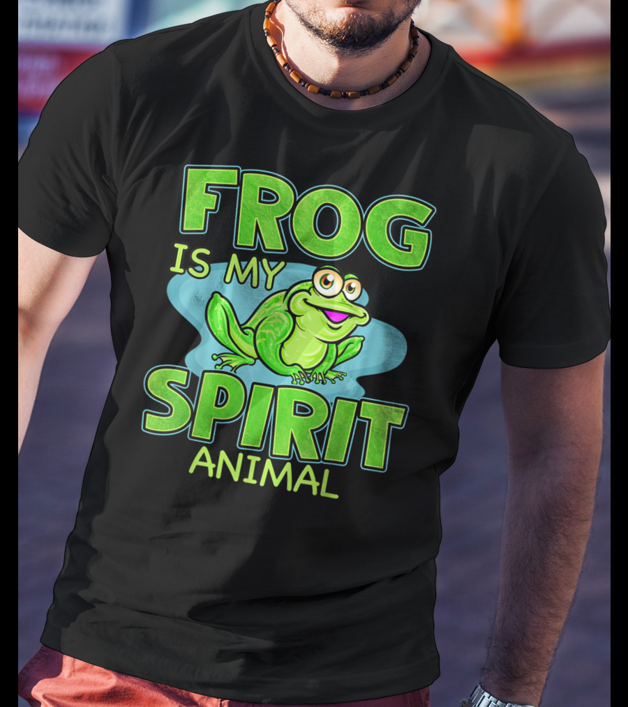 Frog Is My Spirit Animal Amphibian Lover T-Shirt