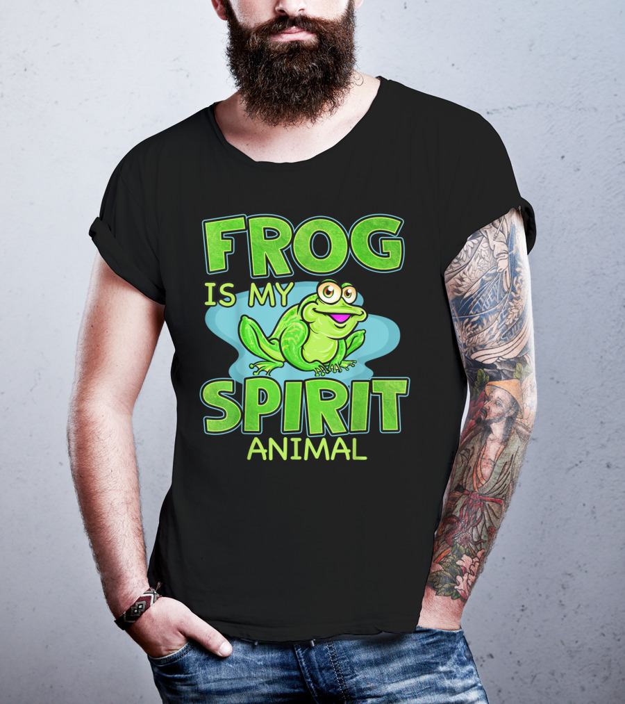 Frog Is My Spirit Animal Amphibian Lover T-Shirt