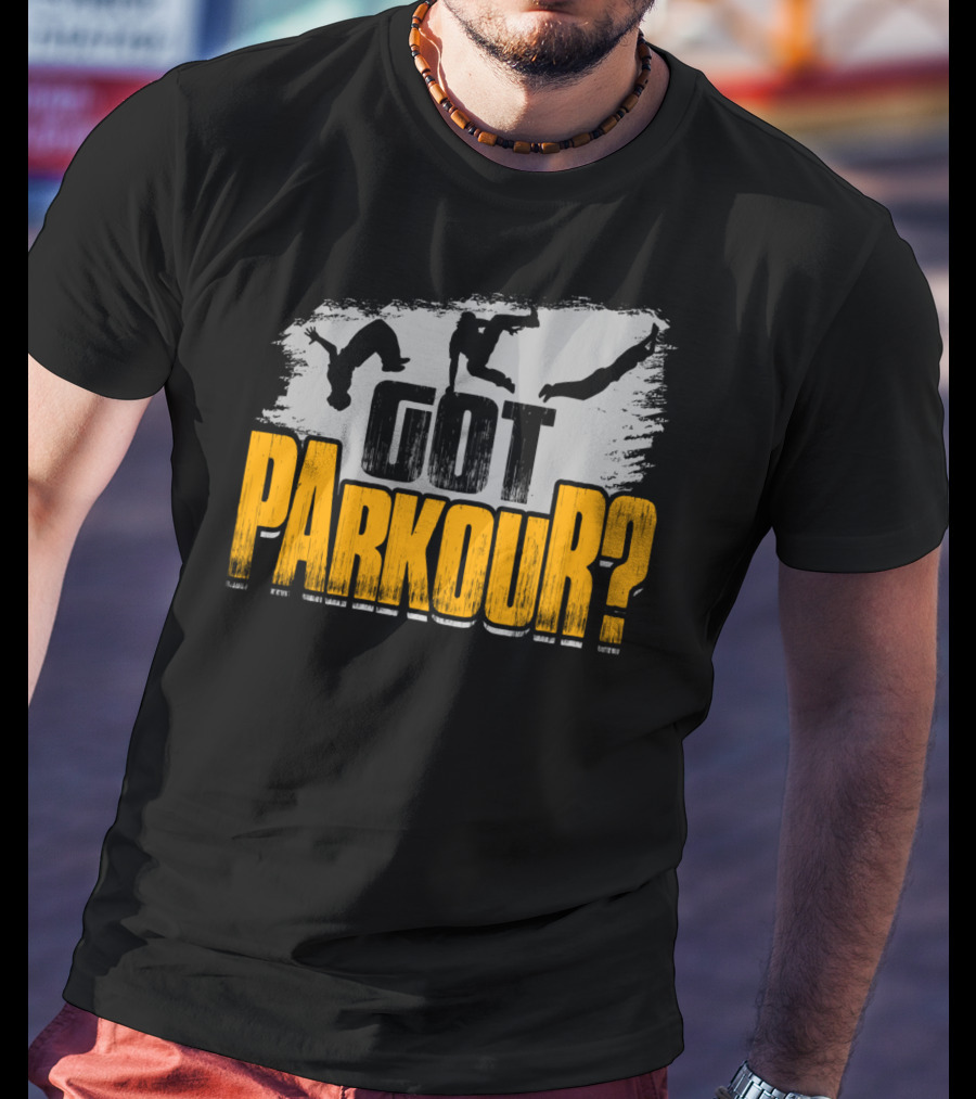 Got Parkour Adrenaline Junkie Training Silhouette Moves T-Shirt