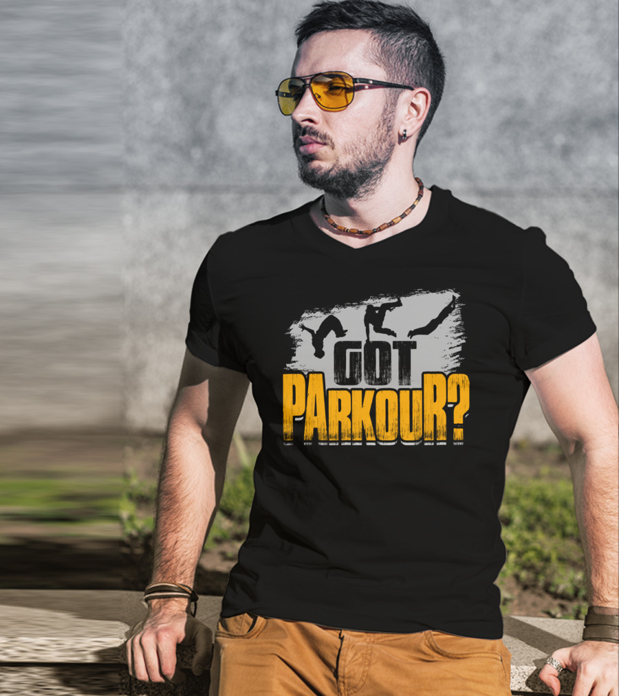 Got Parkour Adrenaline Junkie Training Silhouette Moves T-Shirt