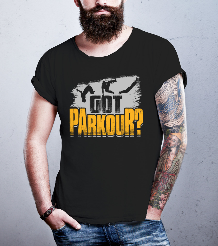 Got Parkour Adrenaline Junkie Training Silhouette Moves T-Shirt
