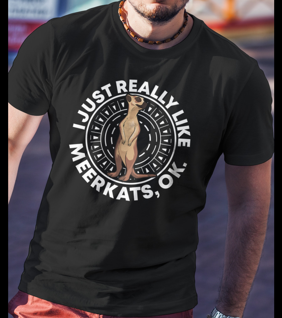 I Just Really Like Meerkats OK Funny Vintage PT T-Shirt
