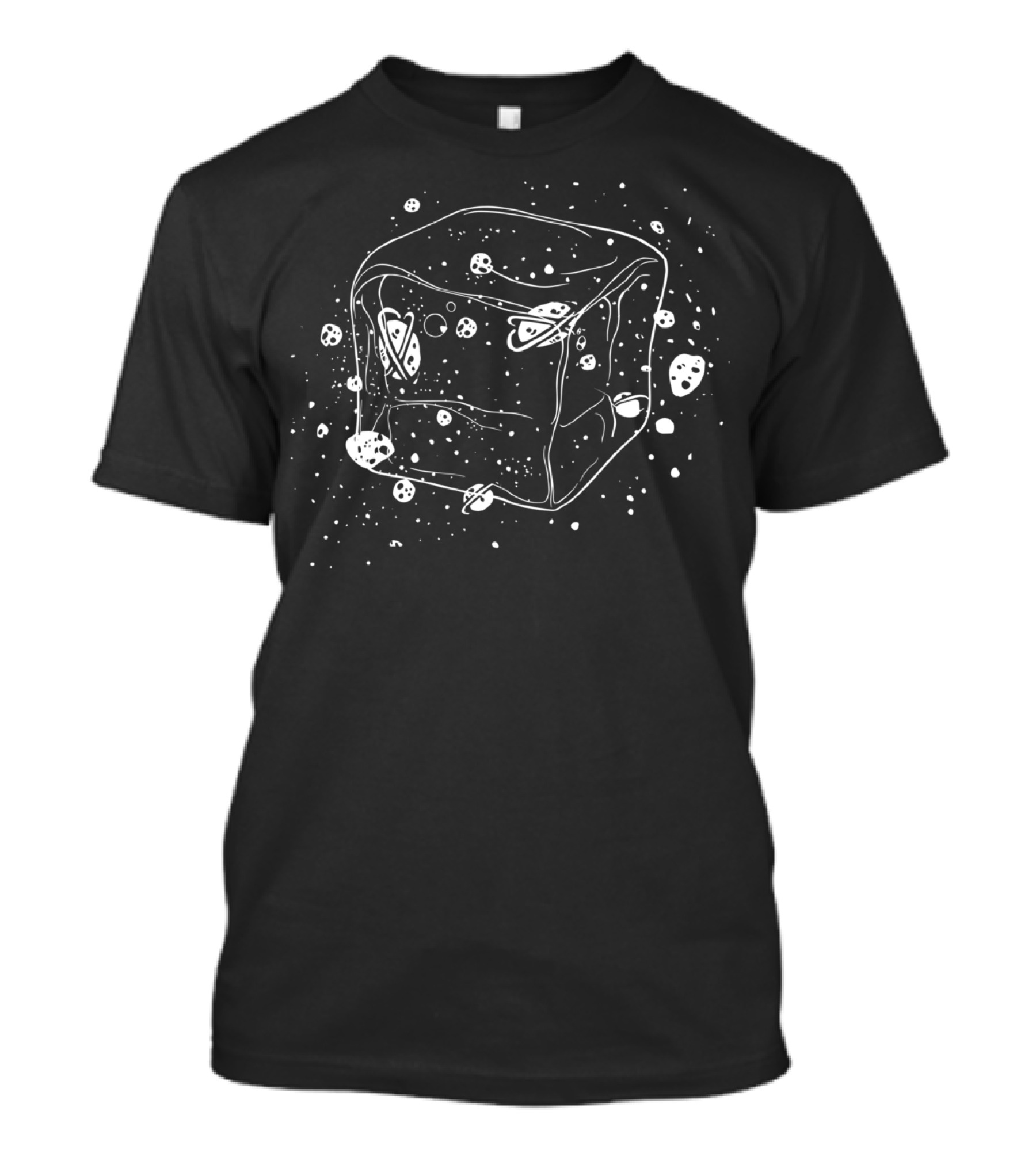 Ice Cube Space Cosmos And Planets T-Shirt