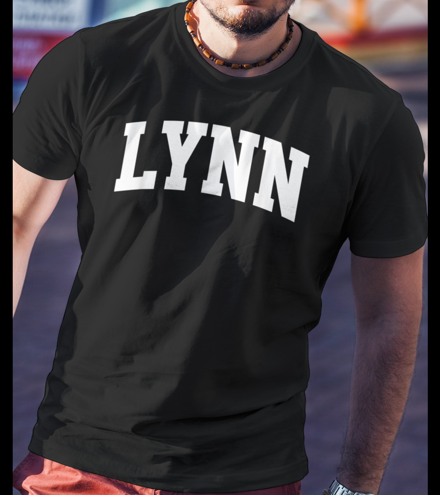 Lynn Vintage Sports Team Arch Retro T-Shirt