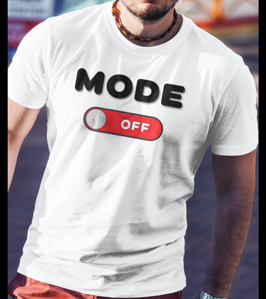 MODE OFF Red Toggle Switch T-Shirt
