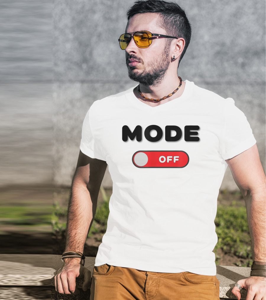 MODE OFF Red Toggle Switch T-Shirt