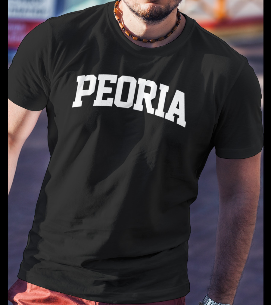 Peoria Vintage Sports Team Arch T-Shirt