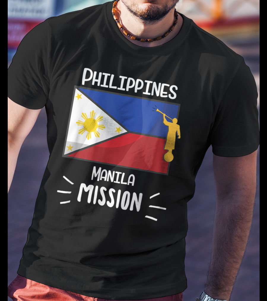 Philippines Manila Mission Mormon LDS Flag T-Shirt