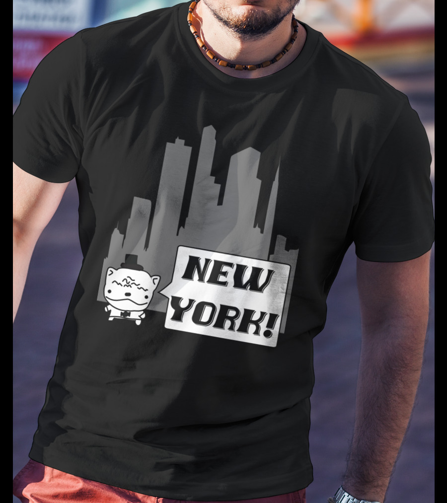 New York Potato Cat Comics Uncle Larry's Cooking Show T-Shirt