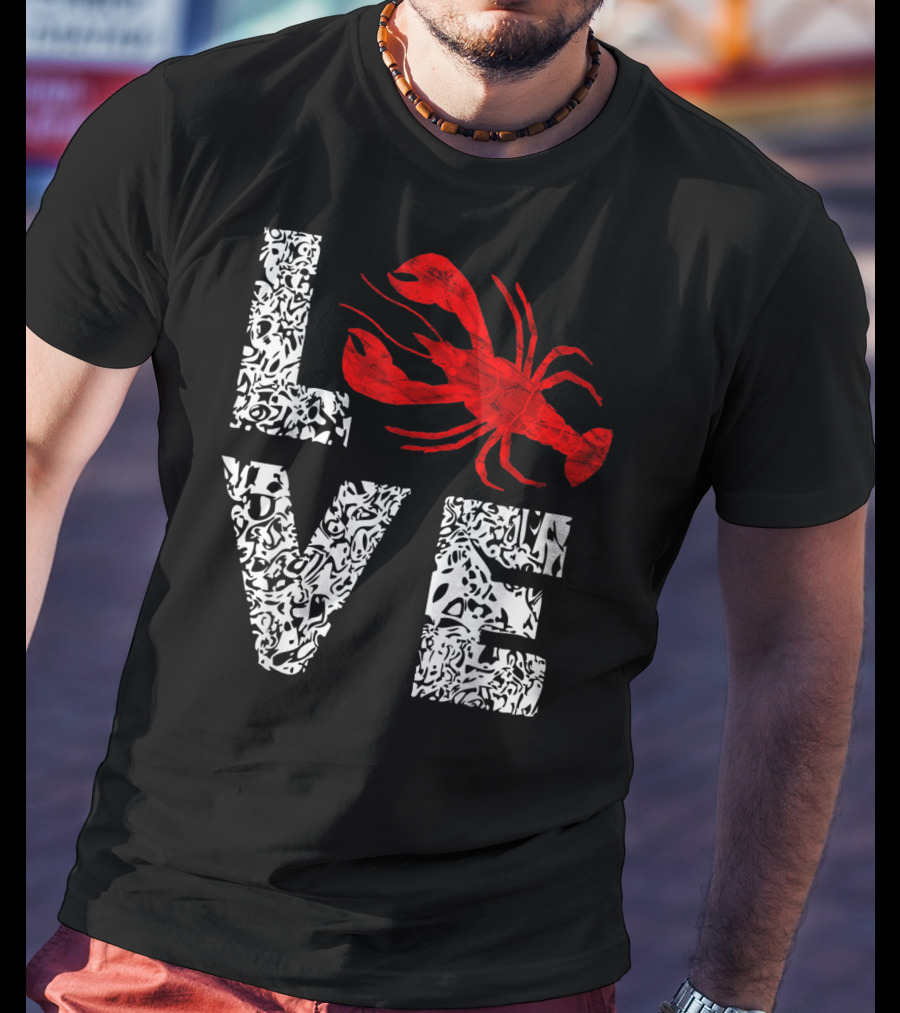 Love Crawfish Cajun River Crayfish Crab Boils Ditch T-Shirt