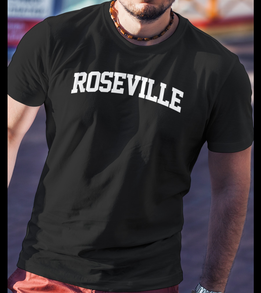 Roseville Vintage Sports Team Arch T-Shirt
