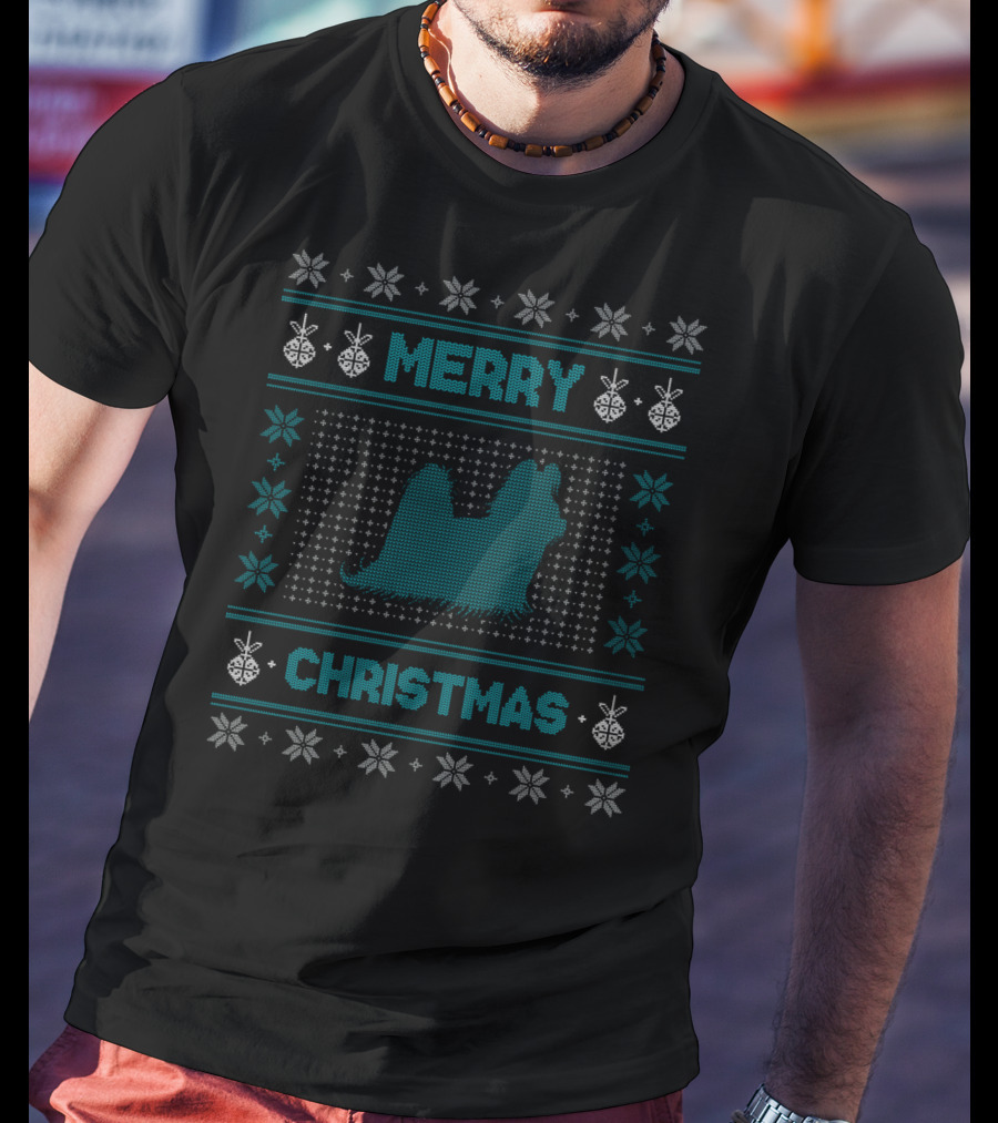 Merry Christmas Shih Tzu Ugly T-Shirt