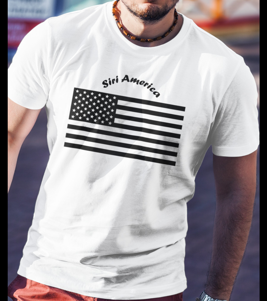 Siri America American Flag T-Shirt