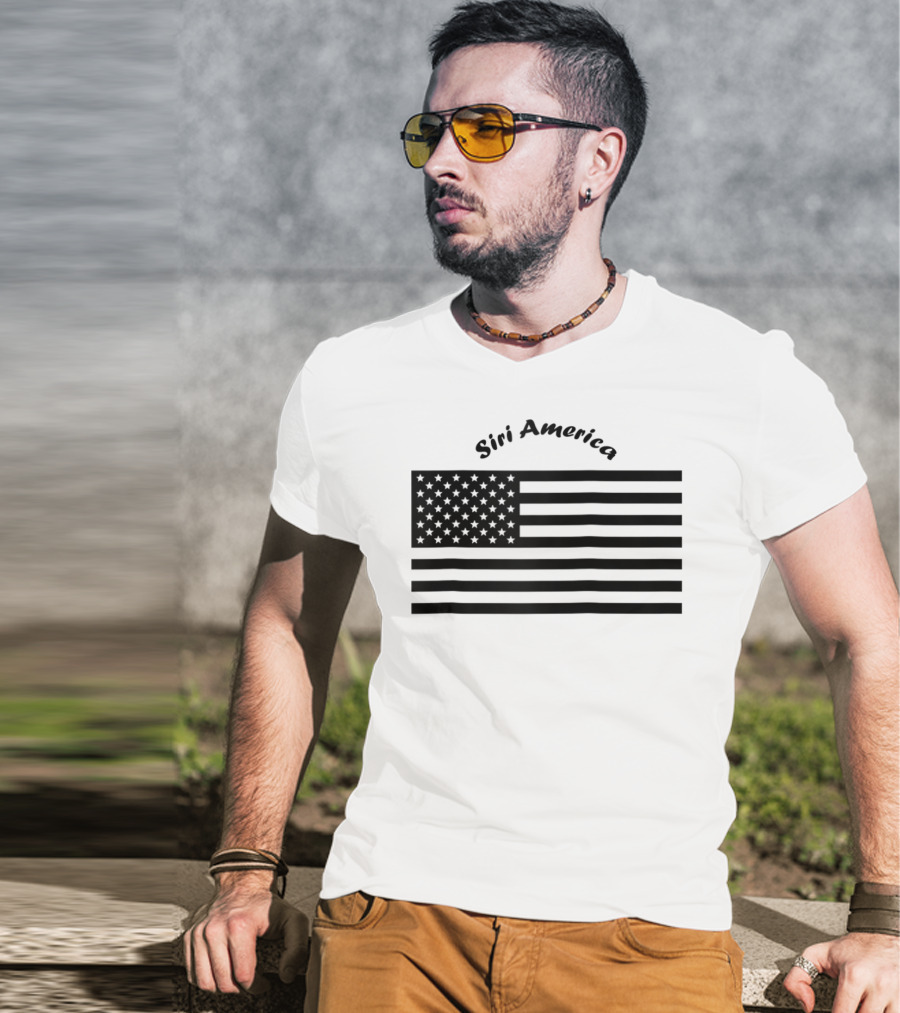 Siri America American Flag T-Shirt