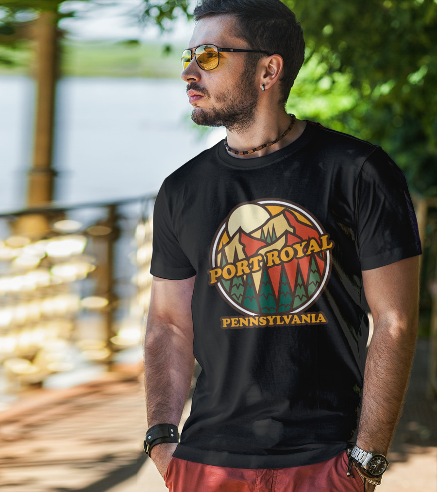 Port Royal Pennsylvania Vintage Mountain Scene T-Shirt