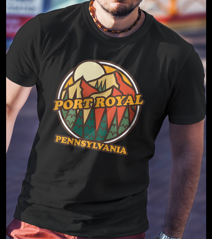 Port Royal Pennsylvania Vintage Mountain Scene T-Shirt