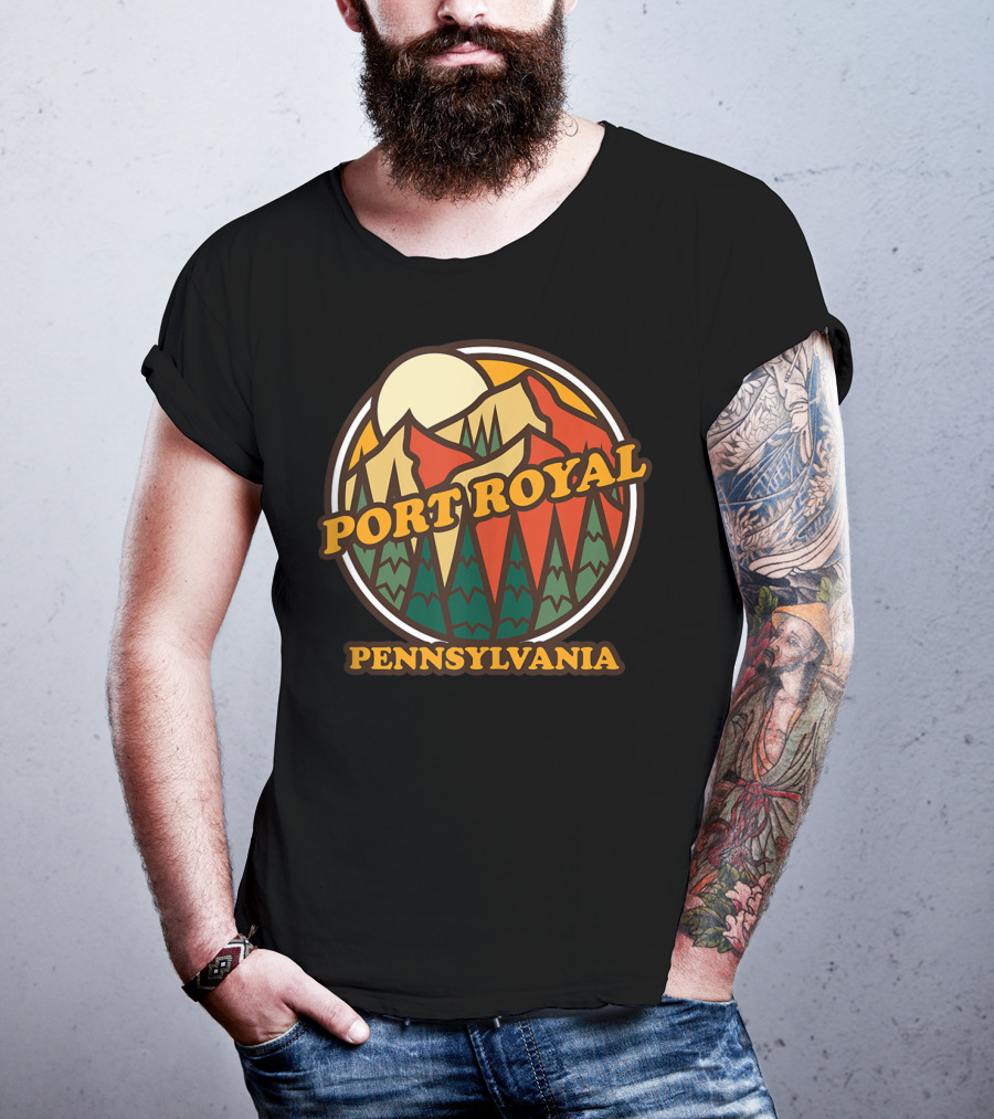 Port Royal Pennsylvania Vintage Mountain Scene T-Shirt