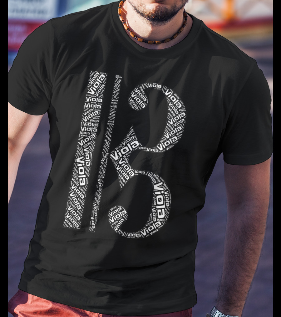 Alto Clef Viola Word T-Shirt