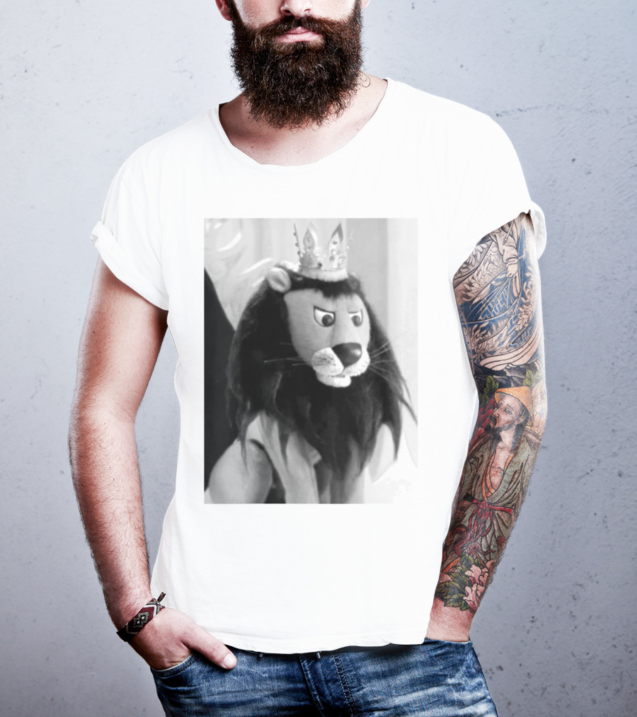 Christmas Special King Moonracer Lion Puppet Character T-Shirt