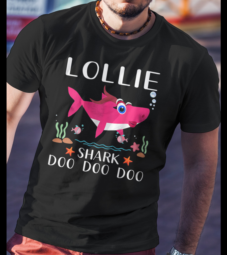 Lollie Shark Doo Doo Doo Grandma T-Shirt