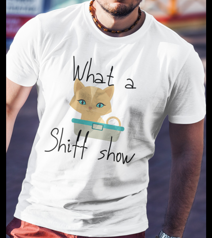 What A Schiff Show Cat In Litter Box T-Shirt