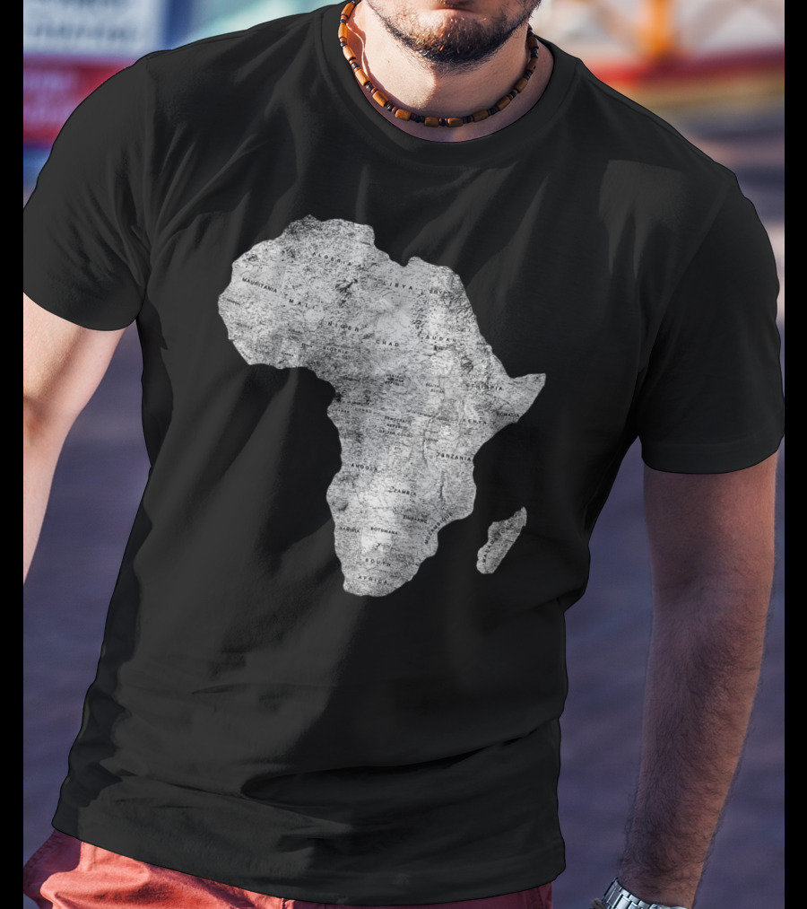 Africa Map African Black Pride Continent Nations T-Shirt