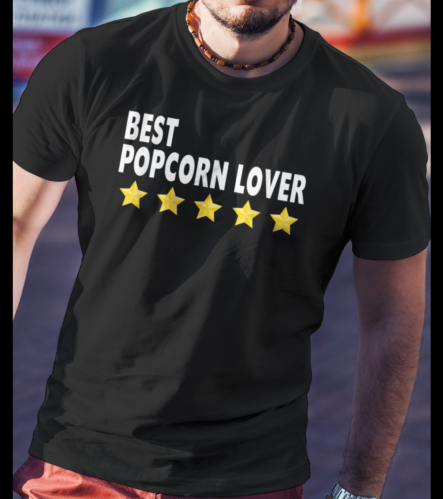 Best Popcorn Lover Five Star Men Kids T-Shirt