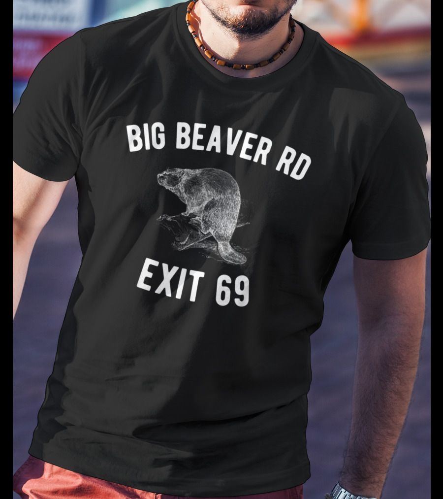 Big Beaver Rd Exit 69 Detroit T-Shirt