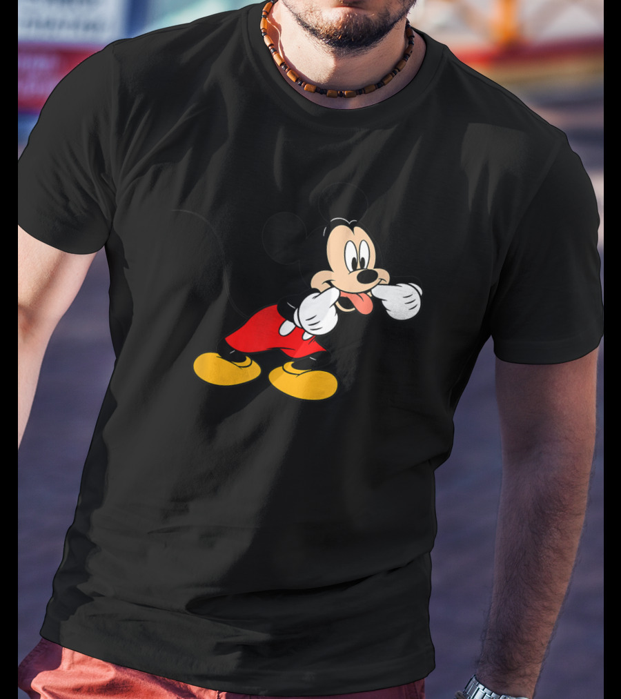 Mickey Mouse Classic Silly Expression Disney T-Shirt